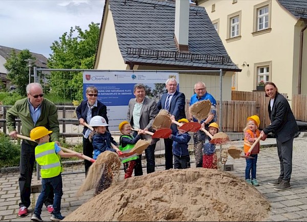 Startschuss zum 1. Bauabschnitt Gemeinde Oberhaid